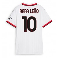 AC Milan Rafael Leao #10 Bortatröja Kvinnor 2024-25 Korta ärmar